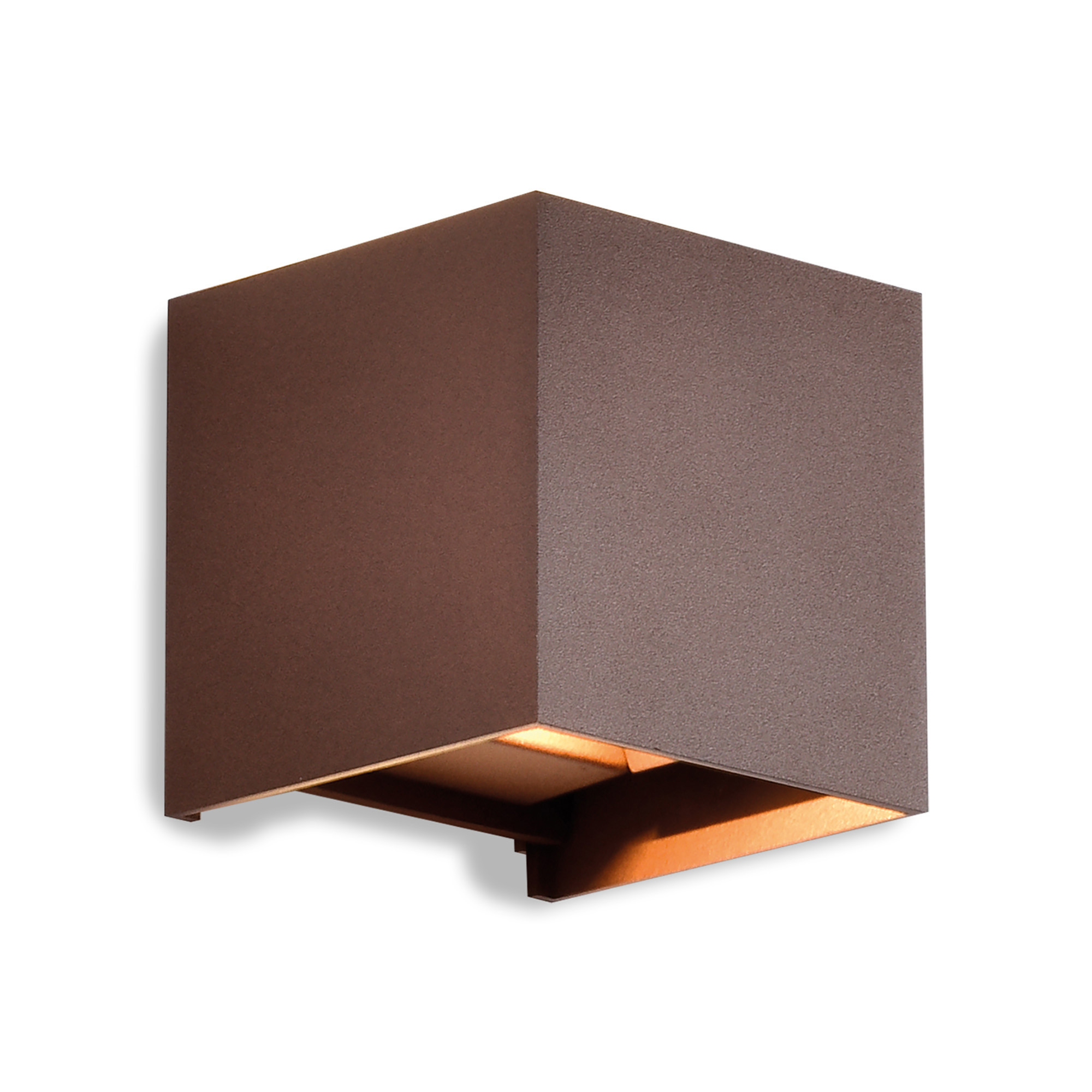 Davos Rust Brown Exterior Lights Mantra Fusion Directional Wall Lights